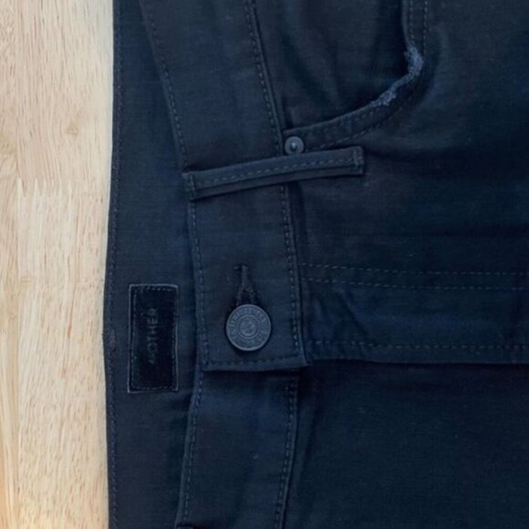 MOTHER The Insider Crop Straight Black Jeans in Not Guilty Size 26 - Picture 7 of 8